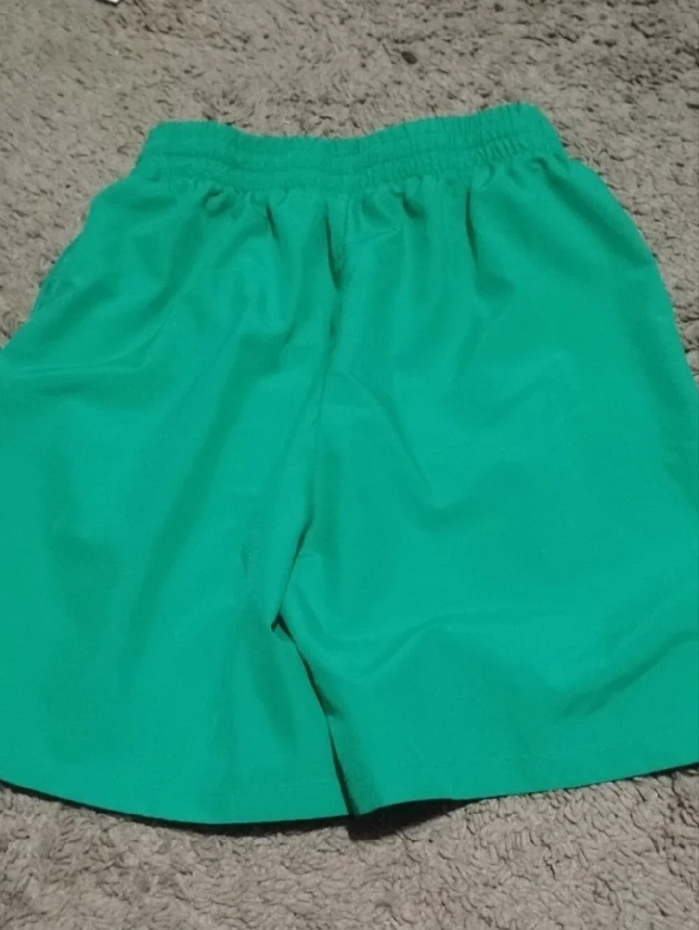 Boys Green Nike Shorts In Size Large